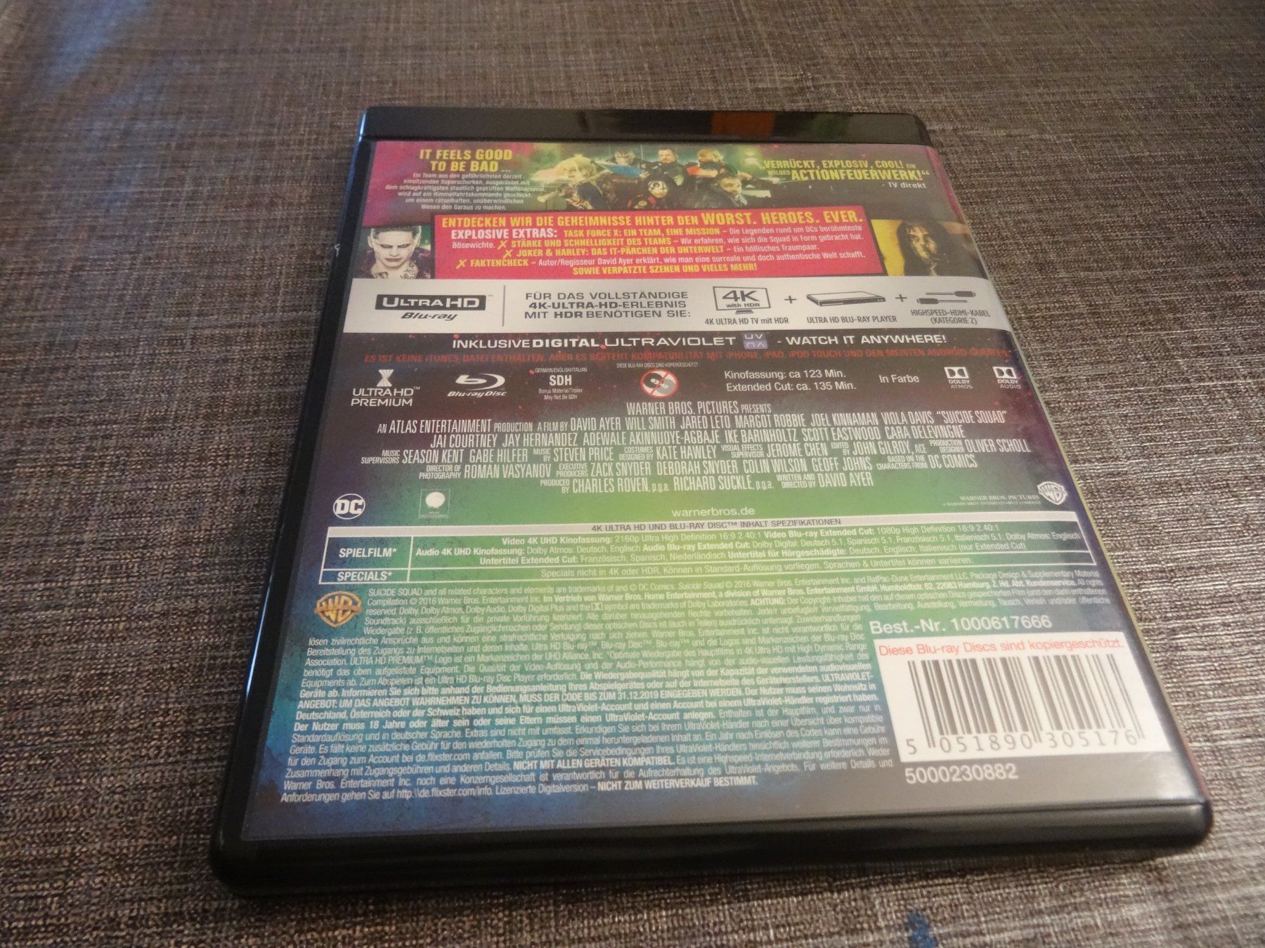 Tutti i DVDs: Suicide Squad 4K Ultra HD Blu-ray – Usato da Olten venduto da Disc-Verkauf 2