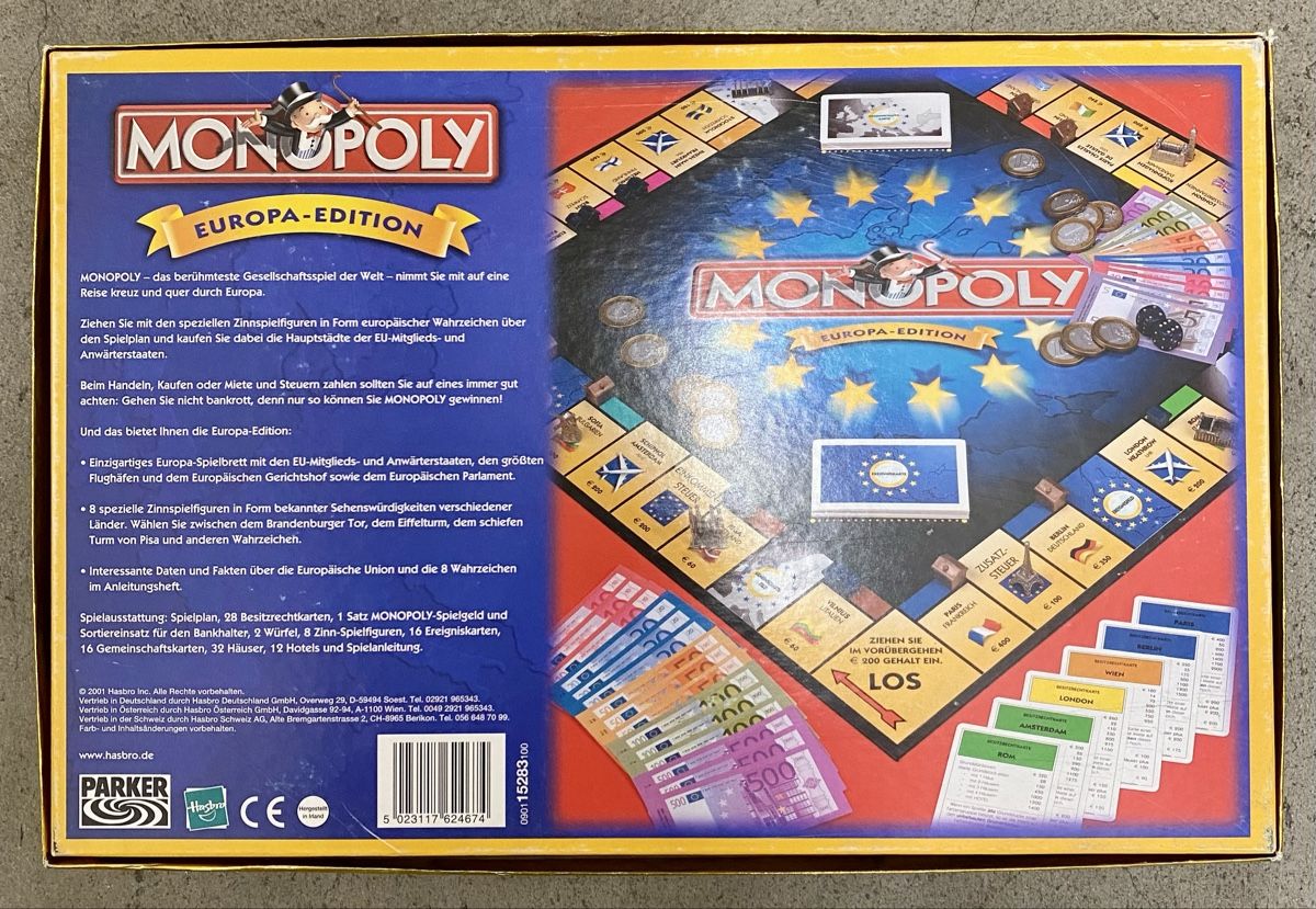 Giochi: Monopoly Europa Edition – Usato da Basel venduto da phidelitas 1