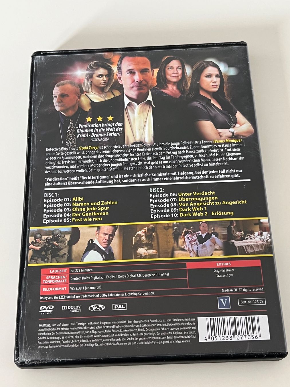 Tutti i DVDs: Vindication Krimiserie Staffel 1 (DVD) – Nuovo (secondo la descrizione) da Altstätten SG venduto da sheamus 1