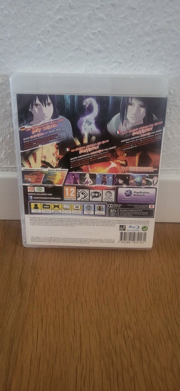 Sony Spiele: PS3 - Naruto Shippuden Ultimate Ninja Storm 3 Full Burst – Gebraucht aus Münsingen von Heroism2010 1