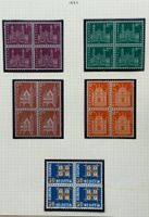 LOT 4 ER BLOCKS BRIEFMARKEN SCHWEIZ NEU 1963
