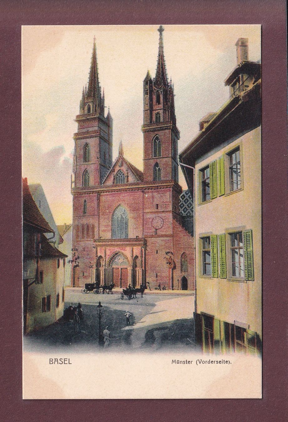 Ansichtskarten: BASEL - Münster - Vorderseite – Gebraucht aus Pully von nicecards
