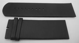 30 mm Leder Uhrenarmband schwarz, Nr. 59a