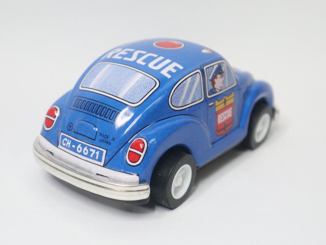 Spielzeuge: Blechauto Rescue VW Käfer Polizei made in Japan – Neu (gemäss Beschreibung) aus Eschenbach SG von Astalavista 2