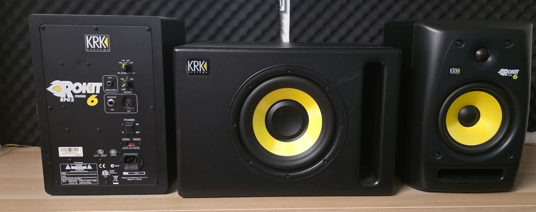 KRK Casse acustiche: KRK Rokit Studio Monitore 2x RPG 2 + Subwoofer S8.4 – Usato da Eglisau venduto da TripleZero 1