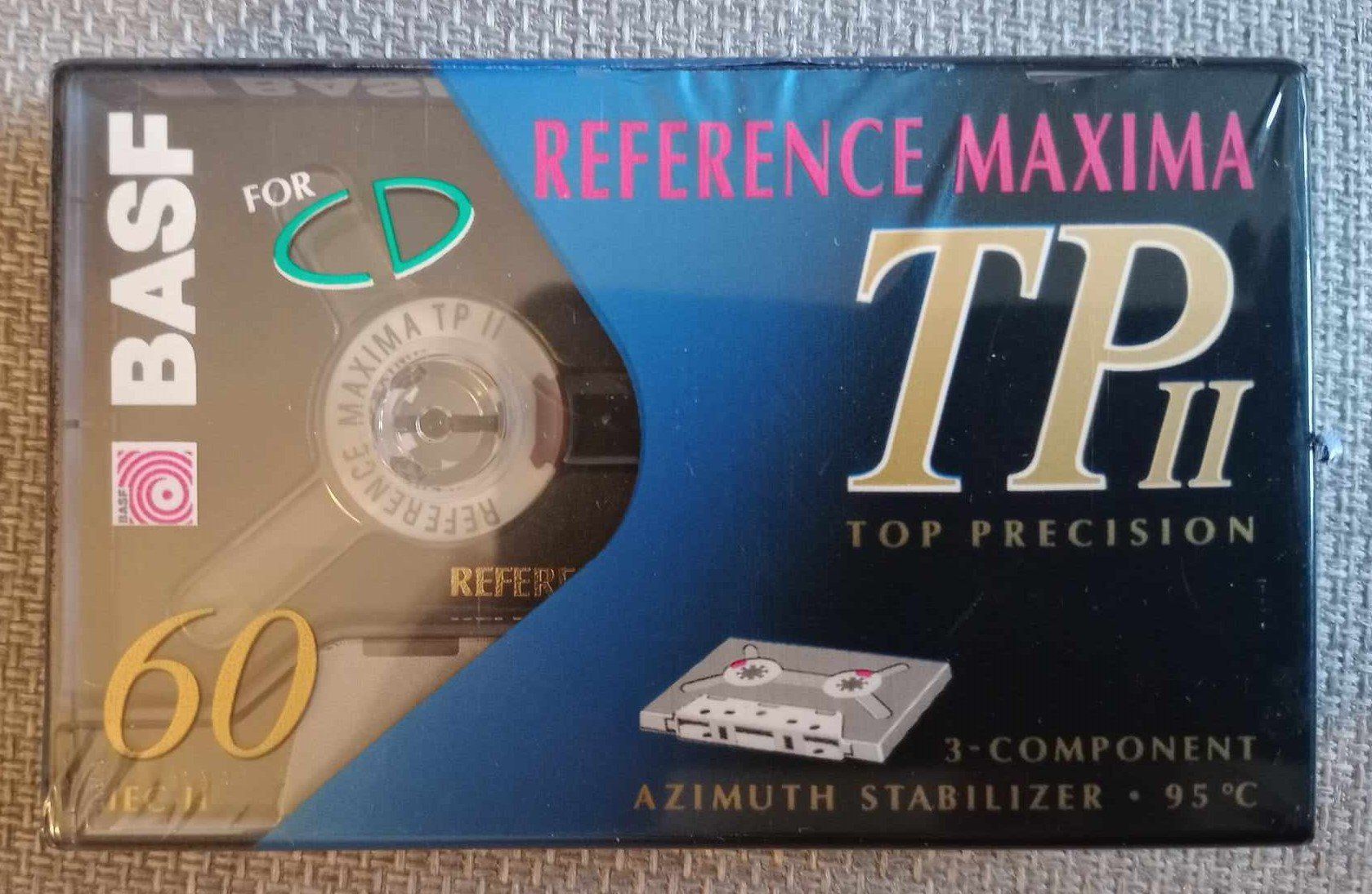 Kompaktkassetten: BASF - Reference Maxima C-60 / cassette scellée – Neu und originalverpackt aus Le Locle von