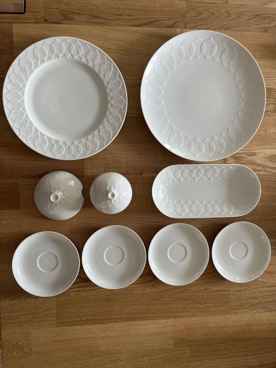 Rosenthal Geschirrsets: Rosenthal Lotus Weiss Geschirrset – Gebraucht aus St. Gallen von Lenibini