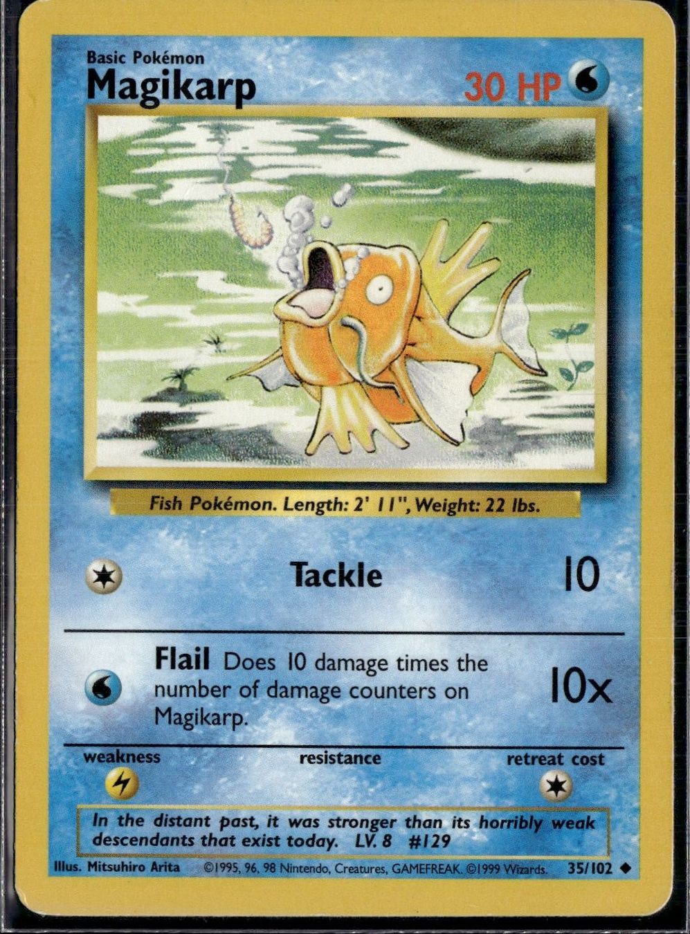 Pokémon Cartes à collectionner: Magikarp 35/102 Base Set – D'occasion à Zürich par pokemon_cards