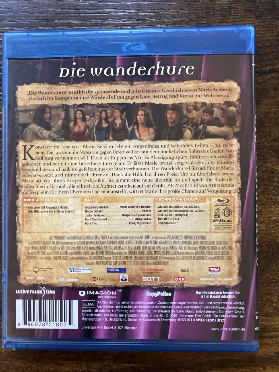 Tutti i DVDs: Die Wanderhure BluRay – Usato da Glarus venduto da Jhuber78 1