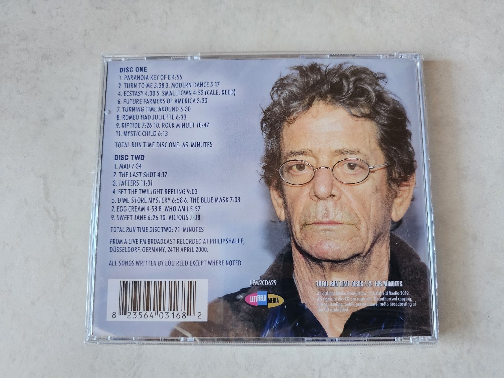 CD: Lou Reed  -  Düsseldorf 2000 / German Broadcast - 2 CD OVP – Nuovo e nell'imballaggio originale da Schneisingen venduto da backstore24 1