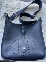 Hermès Evelyne 29,bleu nuit, PHW, mit Rechnung,