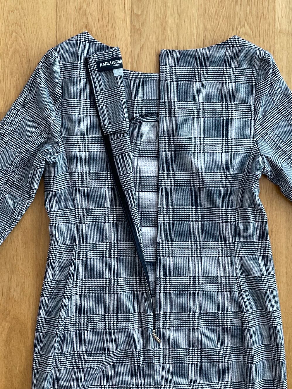 Karl Lagerfeld Vestiti: Karl Lagerfeld Kleid, Karomuster, Gr. 38/40 – Usato da Zufikon venduto da AGLAOPHOTIS 2