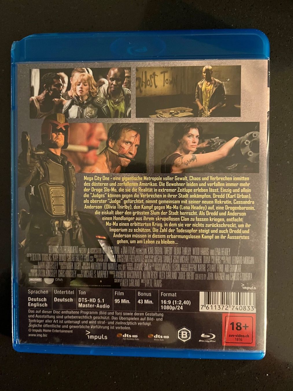 Tutti i DVDs: Dredd Blu-ray – Nuovo (secondo la descrizione) da Sierre venduto da black.box 1