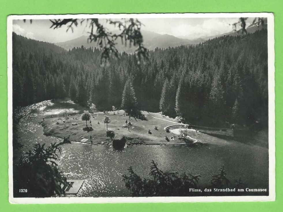 Cartoline postali: Flims, das strandbad am Caumasee – Usato da Zürich venduto da t24_de