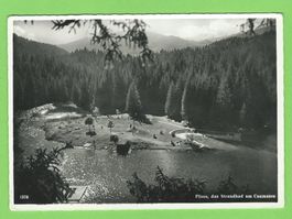 Flims, das strandbad am Caumasee