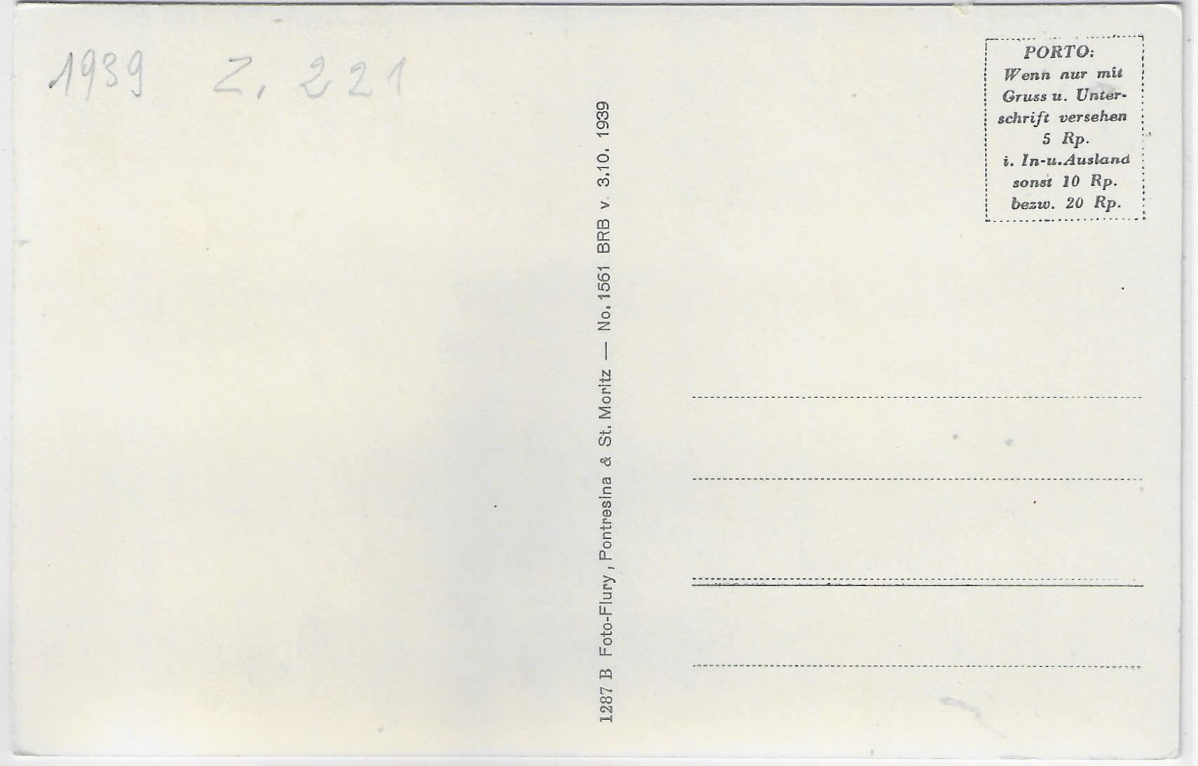 Cartoline postali: Im Rosegtal – Antico da Ettingen venduto da Kartenplanet 1