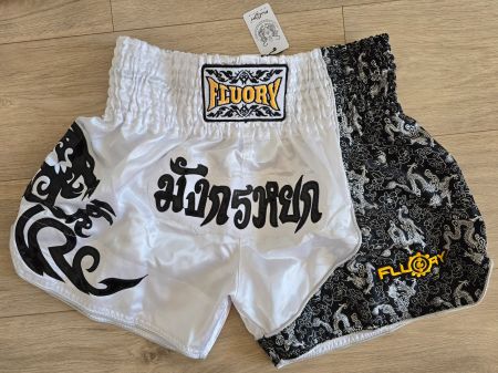 Fluory MTSF15 Muay Thai Short Kickbox-Hose Gr. XL  FABRIKNEU
