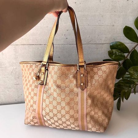 GUCCI original Monogram GG Beige/Or/Rose