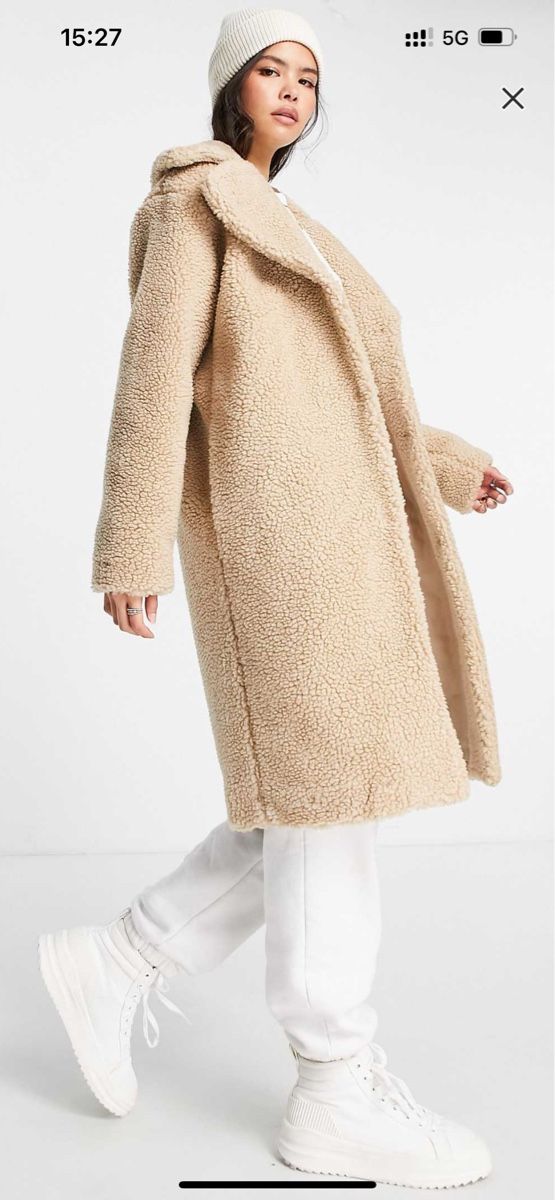 Cappotti: JDY Long Teddy Coat, beige, like new – Nuovo (secondo la descrizione) da Neuchâtel venduto da olg_6wbf 2