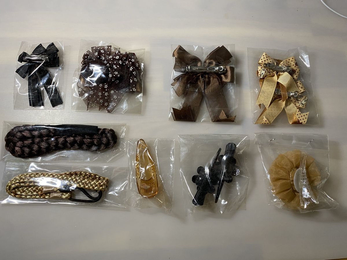 Accessori per capelli: Haarschmuck Set in braun – Nuovo e nell'imballaggio originale da Gretzenbach venduto da LSXS 1