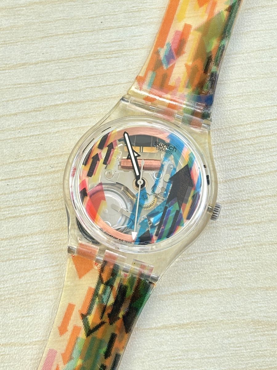 Swatch Orologi: Armbanduhr Swatch Access bunt transparent  – Nuovo (secondo la descrizione) da Grenchen venduto da chththl