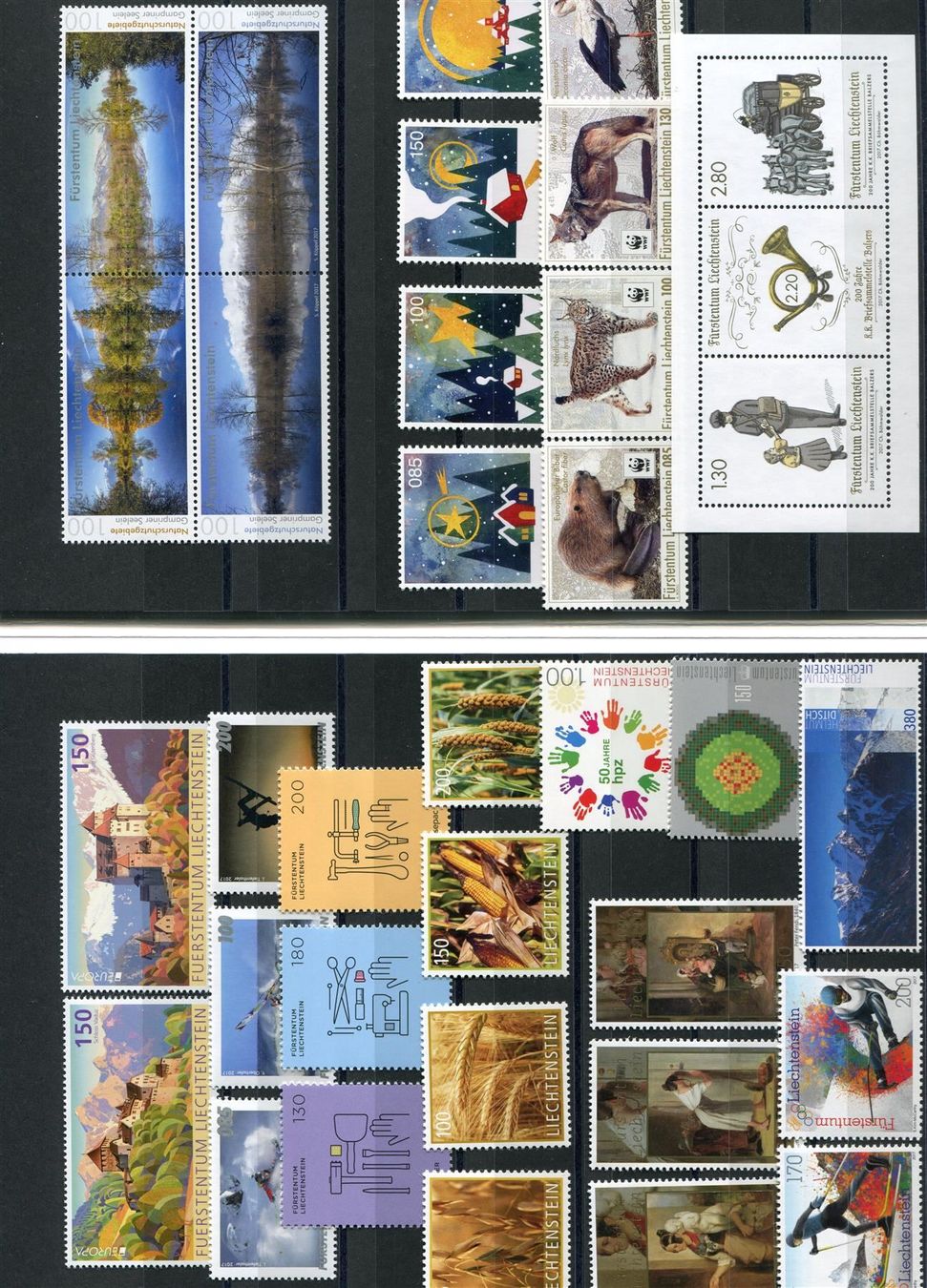 Alle Briefmarken: FL Jahreszusammenstellung 2017 postfr. – Neu (gemäss Beschreibung) aus Winterthur von Kyoung