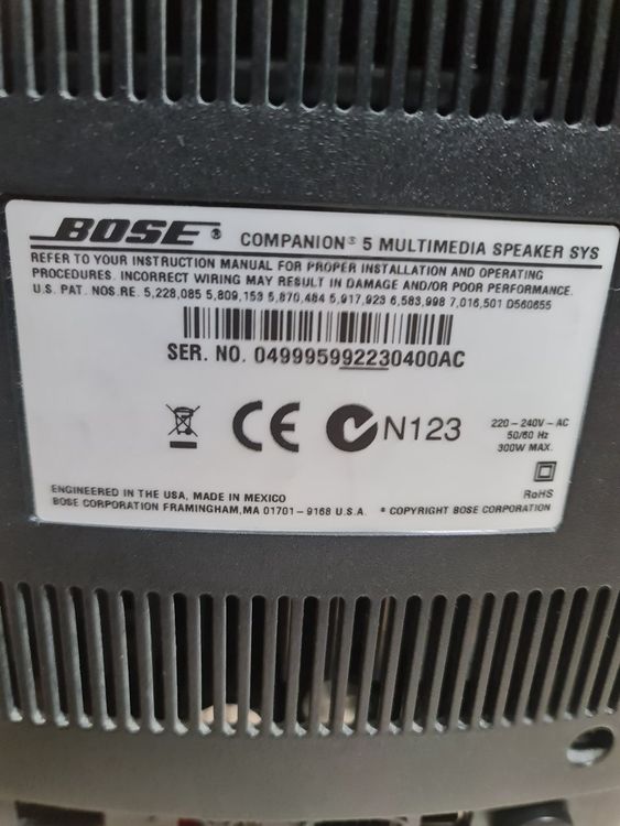 Bose Companion 5 6