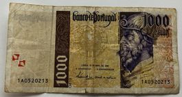 Portugal 1000 Escudos 18.04.1996