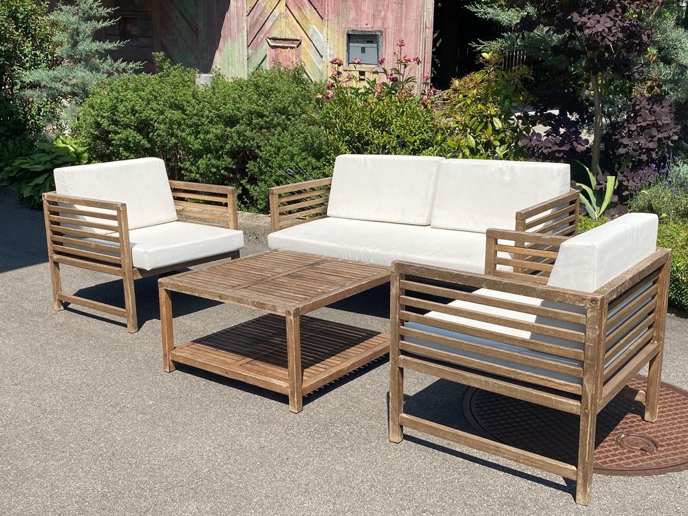 Gartenmöbel Garten Lounge Teakholz Kaufen auf Ricardo