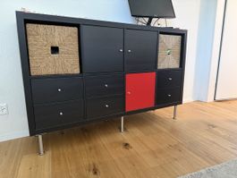 Ikea Kallax schwarz gemäss Foto