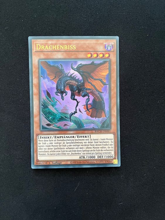 Dragonbite - BACH-EN081 - Carta Yu-Gi-Oh! Ultra Rara 1a Edizione