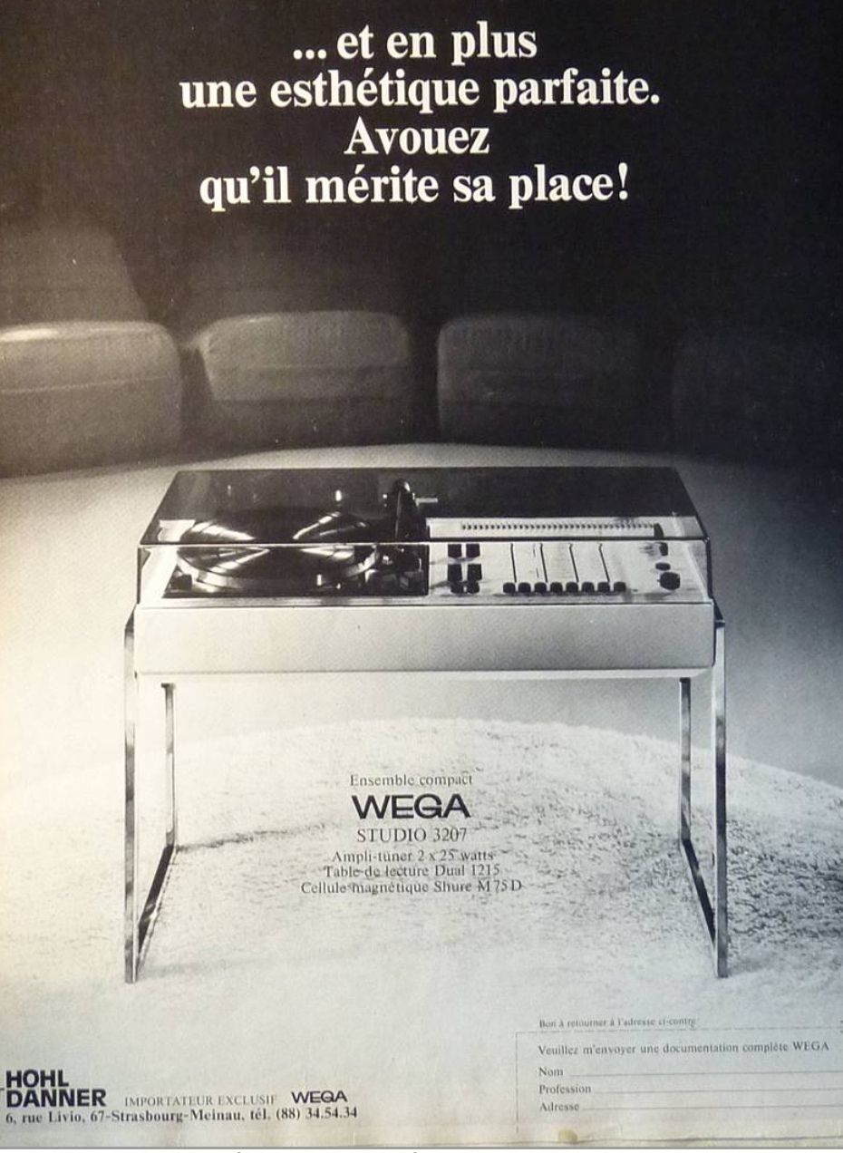 Dual Giradischi: Ensemble wega studio 3211/ dual 1214 – Usato da La neuveville venduto da Madmax1979