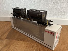 Märklin 47460-01 H0 Containerwagen Sgns Cemat Den Hartogh