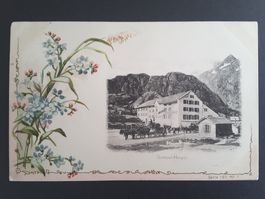 AK BE Grimselhospiz,Postkutschenverkehr