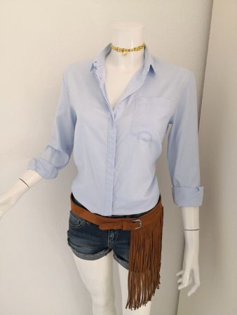 🤩MANGO BUSINESS BLUSE HELLBLAU NEU & ARMANI P.