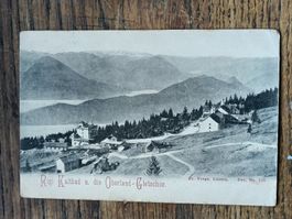 Alte PK / Rigi Kaltbad und die Oberland Gletscher - 1909