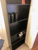 Dark brown high bookshelf 