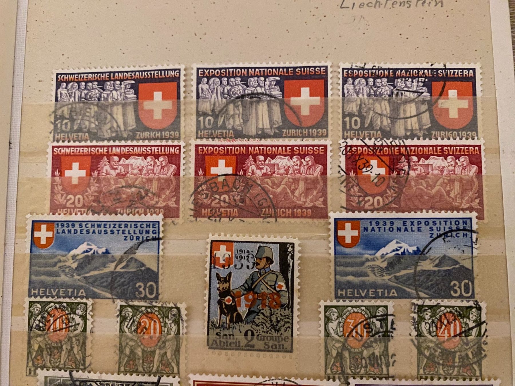 Tutti i francobolli: verschiedene briefmarke – Usato da matten b. interlaken venduto da jfran17 1