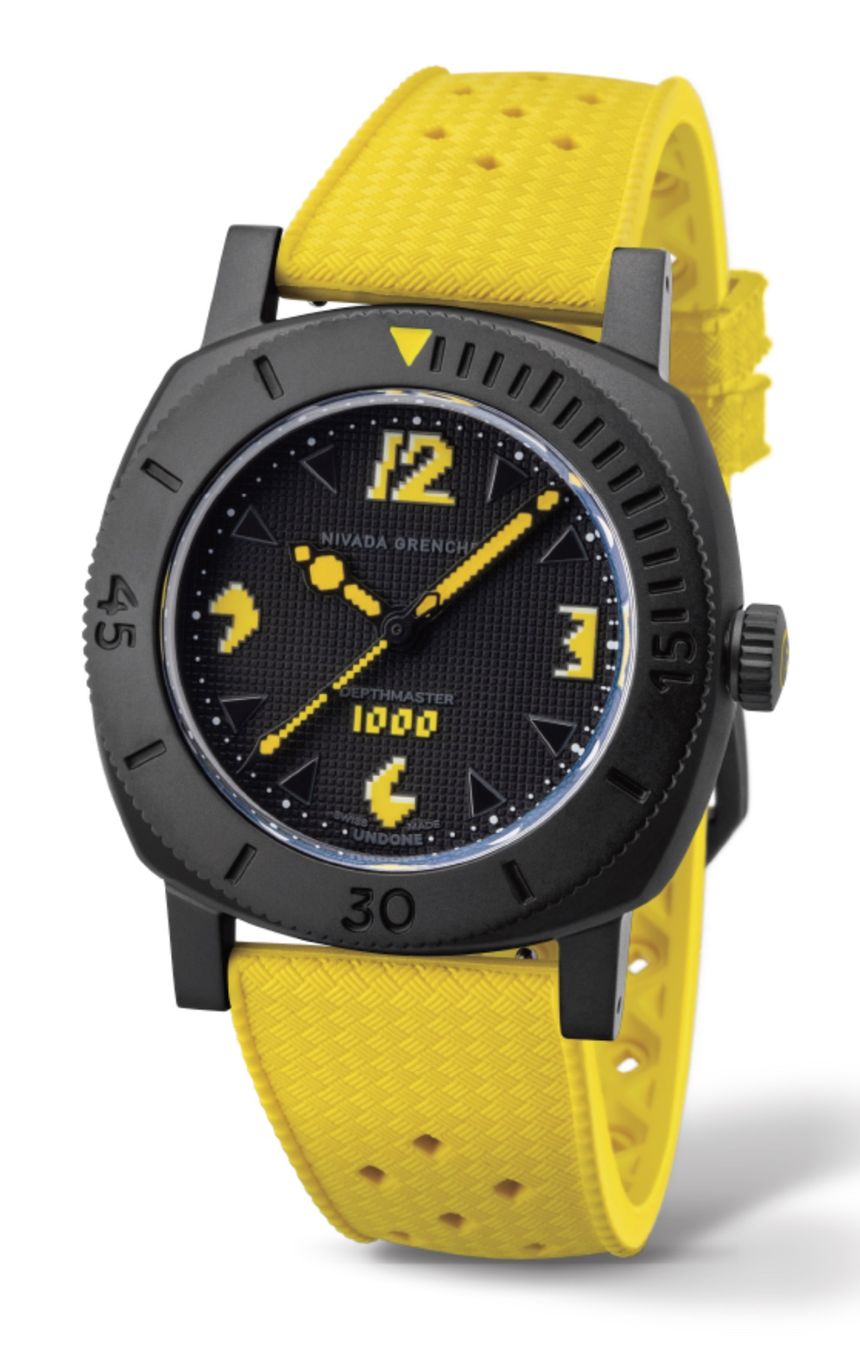 Nivada Orologi: NIVADA PIXEL ART DEPTHMASTER "PACMAN" by UNDONE Japan – Nuovo e nell'imballaggio originale da Embrach venduto da Canderau