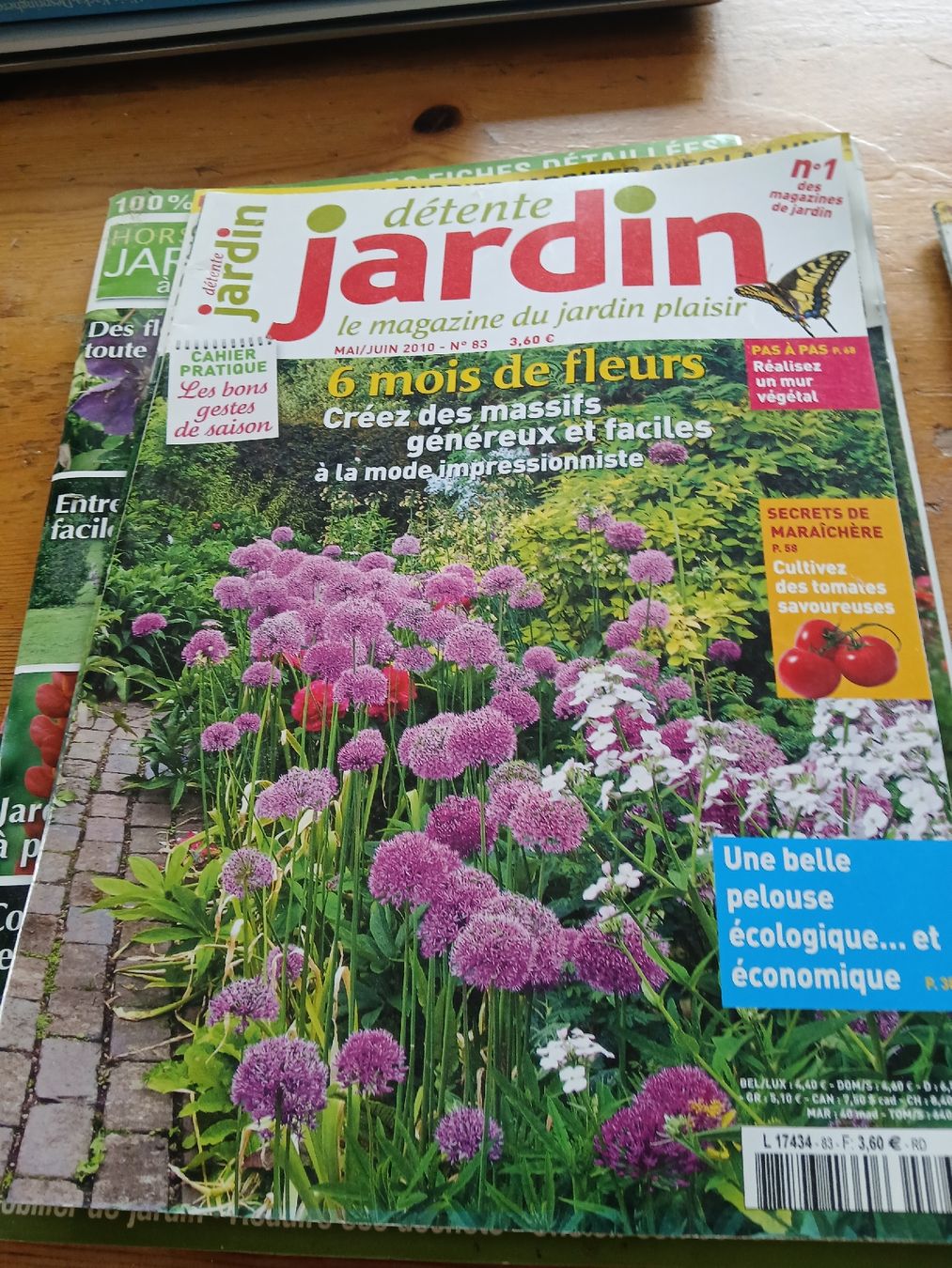 Revues & Magazines: 5 revues "jardin" en francais  – D'occasion à Miecourt par Marly1 3