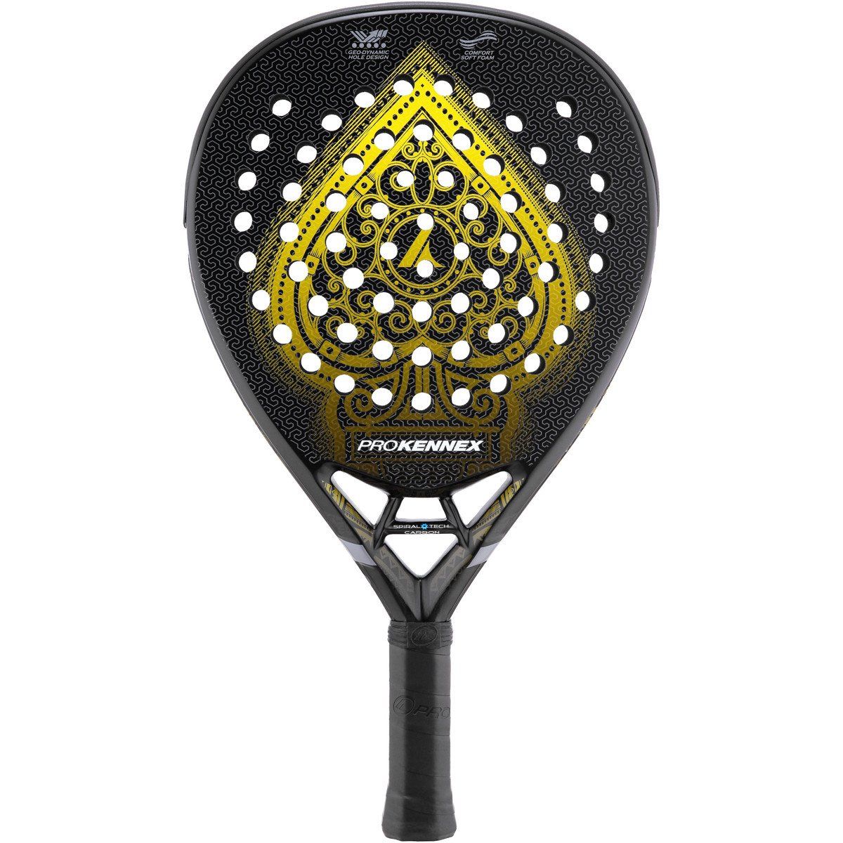 Schläger: Pro Kennex Black Ace Gold / High-End Padel-Racket – Neu und originalverpackt aus Villnachern von racketsports