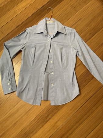 Ingram - Italian Light Blue Button-Up Shirt Size S