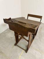 Antiker Kinderschreibtisch, Holz, Vintage, Unikat, Top!