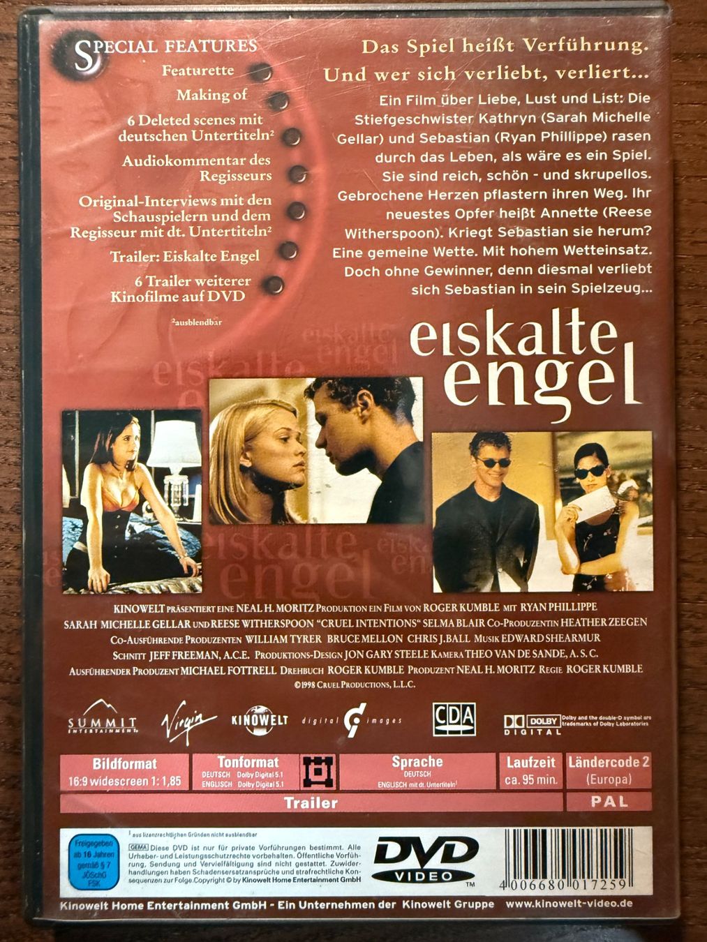 Tutti i DVDs: Eiskalte Engel – Usato da Zürich venduto da FilmFreunde 1