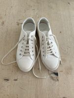 Saint Laurent Malibu Sneakers, Gr. 39, Weiss, Canvas/Leder