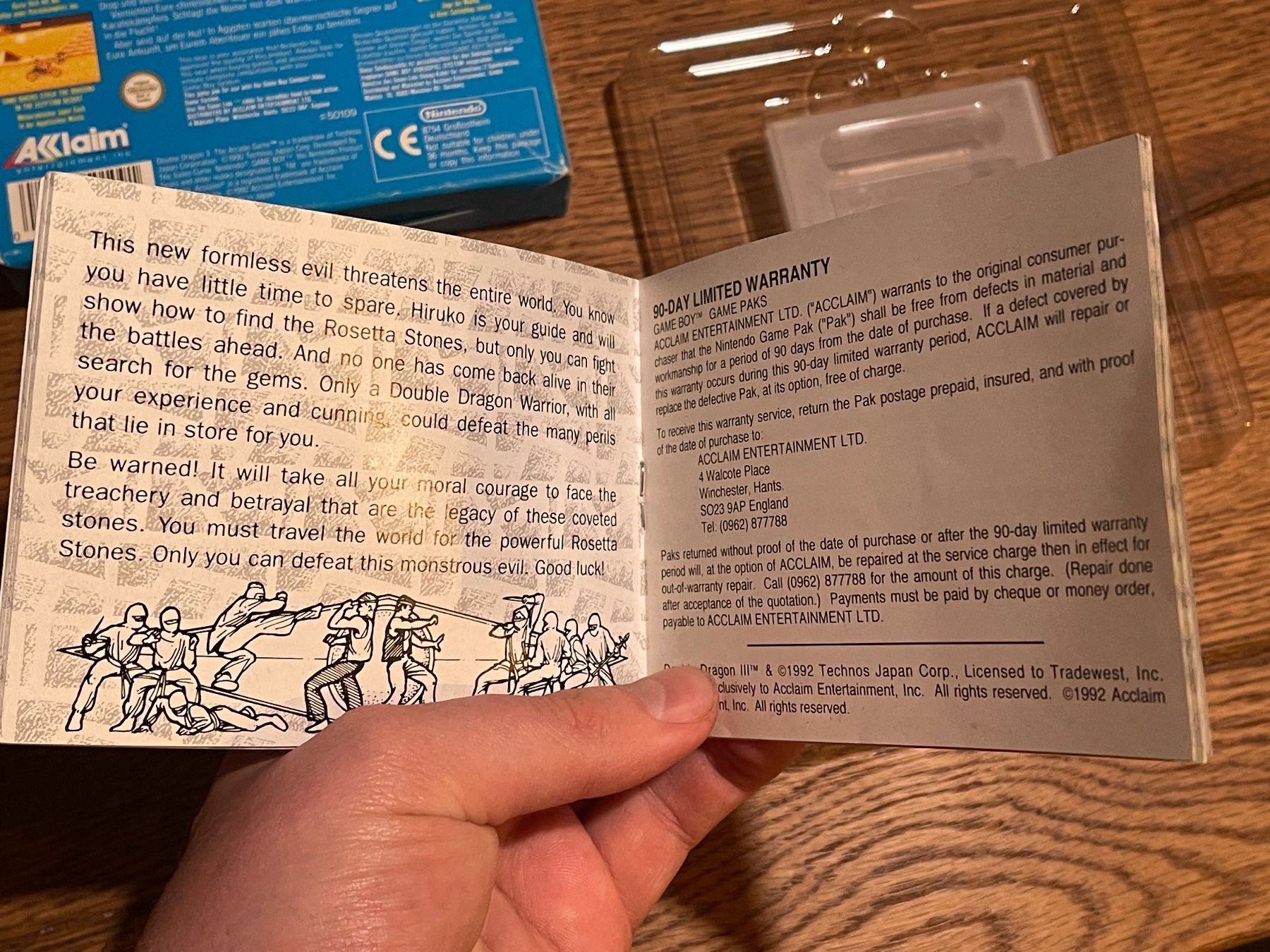 Nintendo Spiele: Double Dragon 3 Game Boy Spiel Klassiker!!! Schön – Gebraucht aus Zuerich von Dorsi 6
