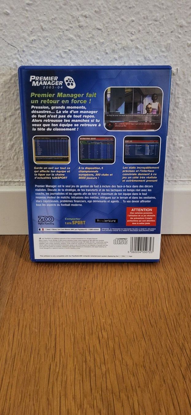 Sony Giochi: PS2 - Premier Manager 2003-04 – Usato da Münsingen venduto da DigitaleSpielecke 1