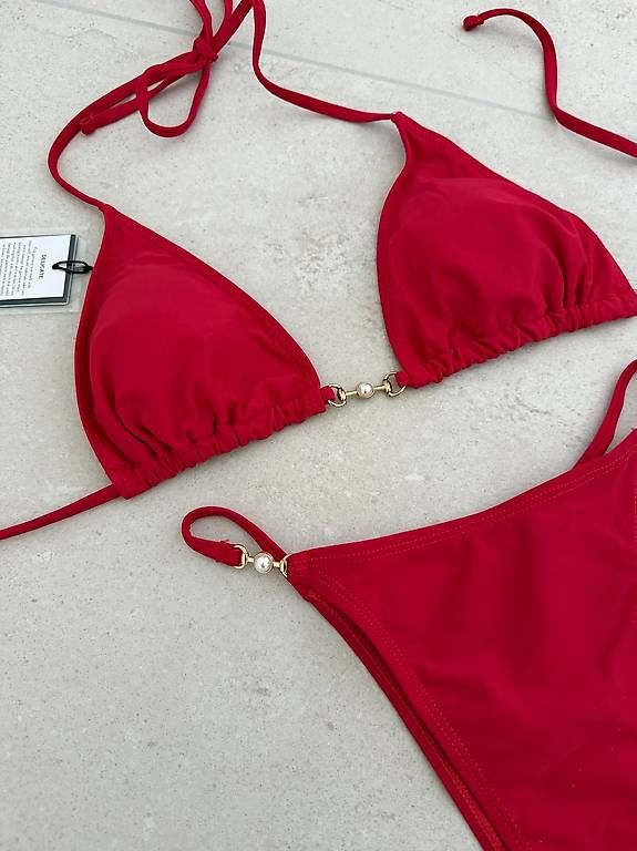 Costumi da bagno & Bikini: NEW - Bikini Perlendetail XS – Usato da Merlischachen venduto da GlamGarb 1