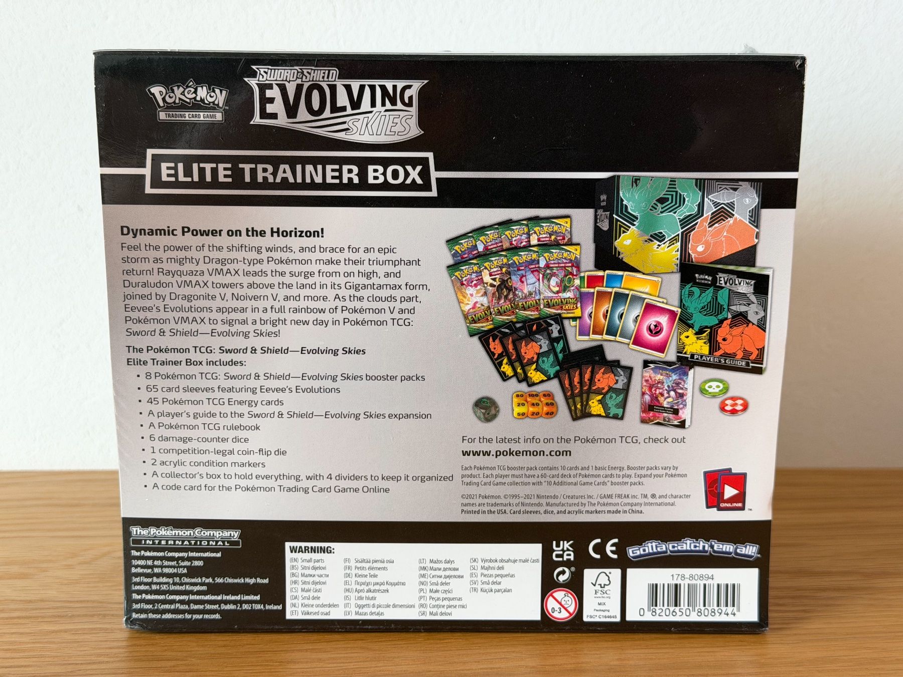 Pokémon Carte collezionabili: Pokémon Evolving Skies Elite Trainer Box EN – Nuovo e nell'imballaggio originale da Montagny-Yverdon venduto da For1 3