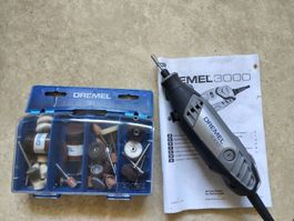 Dremel 3000 mit Zubehörsatz Reinigen / Polieren 684